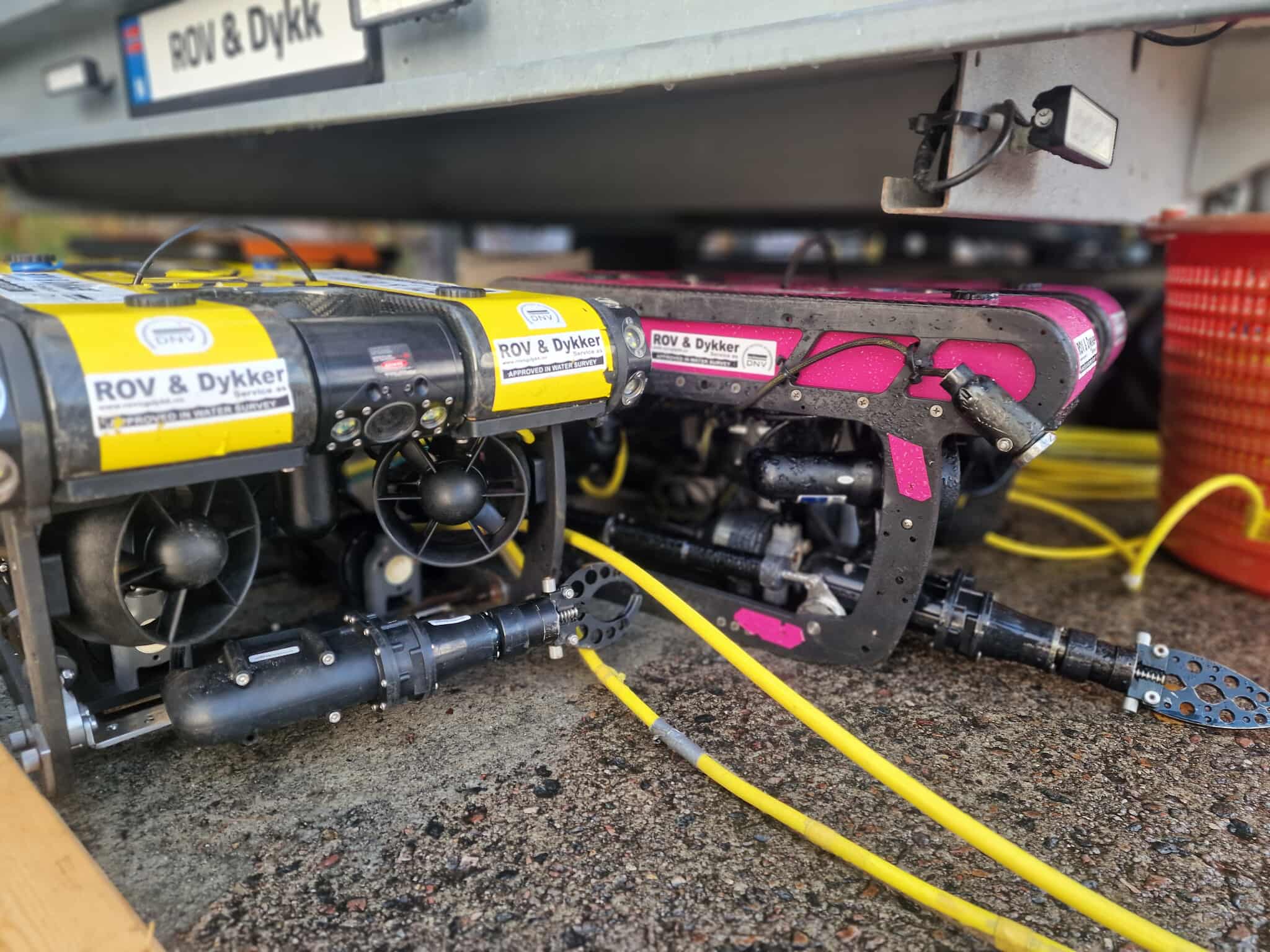 ROV tjenester Agder ROV-utstyr fra våre UWILD- og fartøysinspeksjoner.